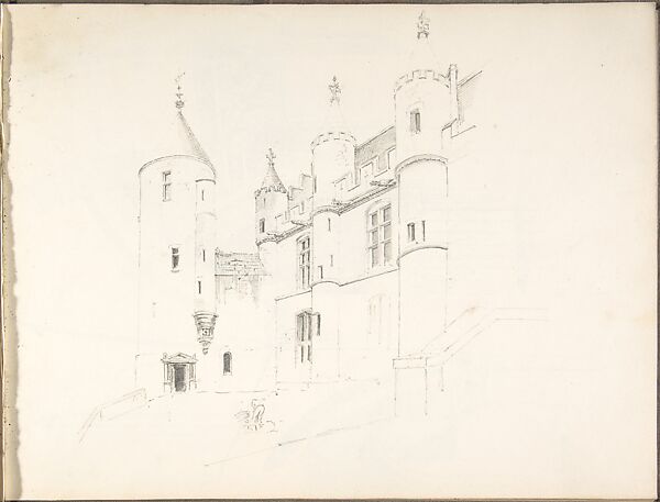 Sketch Book, Ernest Flagg (American, Brooklyn, New York 1857–1947), Graphite