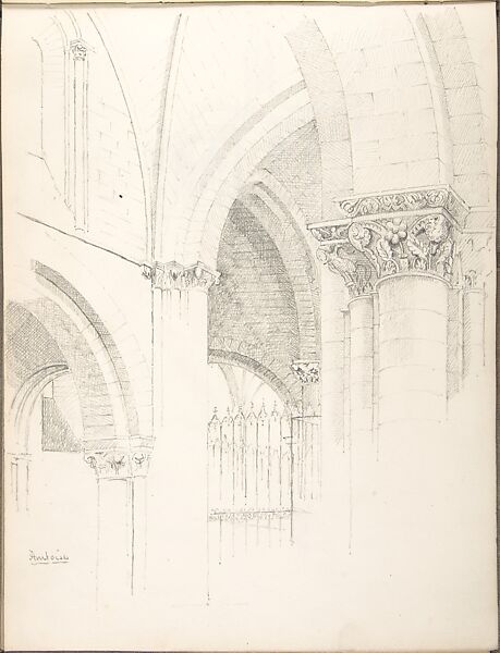 Sketch Book, Ernest Flagg (American, Brooklyn, New York 1857–1947), Graphite