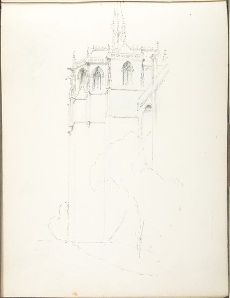 Sketch Book, Ernest Flagg (American, Brooklyn, New York 1857–1947), Graphite