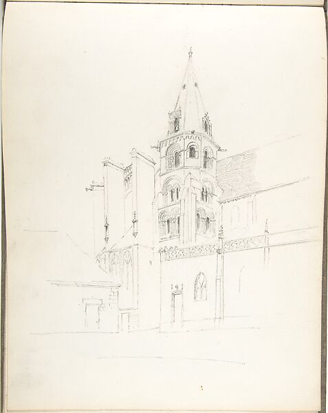 Sketch Book, Ernest Flagg (American, Brooklyn, New York 1857–1947), Graphite