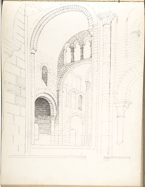 Sketch Book, Ernest Flagg (American, Brooklyn, New York 1857–1947), Graphite