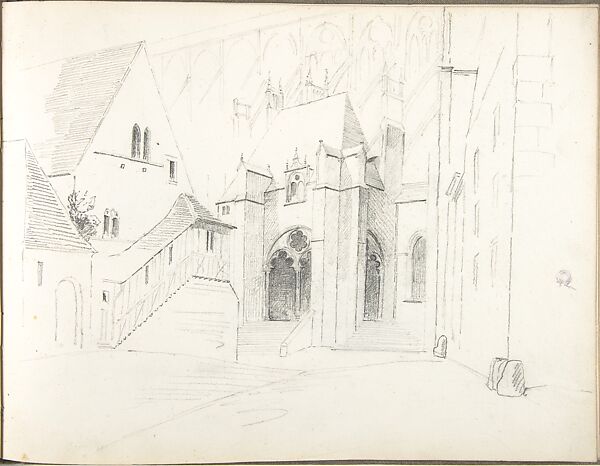 Sketch Book, Ernest Flagg (American, Brooklyn, New York 1857–1947), Graphite