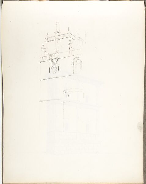 Sketch Book, Ernest Flagg (American, Brooklyn, New York 1857–1947), Graphite