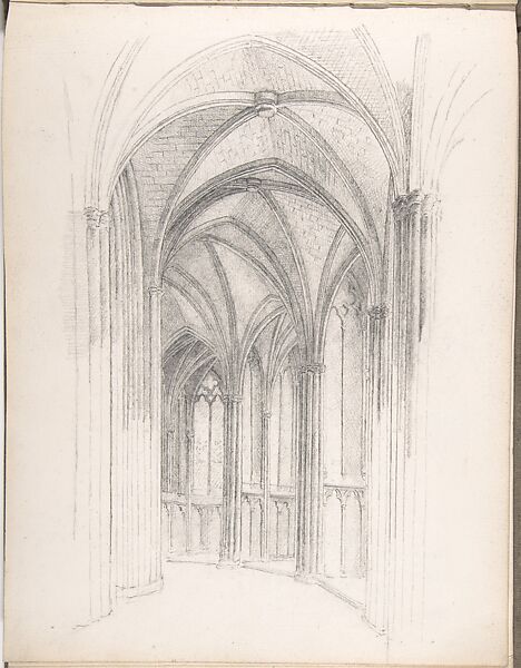 Sketch Book, Ernest Flagg (American, Brooklyn, New York 1857–1947), Graphite