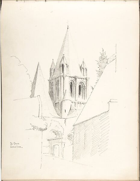 Sketch Book, Ernest Flagg (American, Brooklyn, New York 1857–1947), Graphite