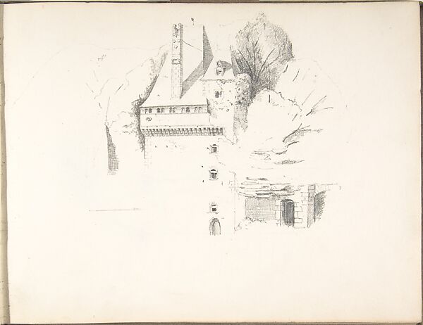 Sketch Book, Ernest Flagg (American, Brooklyn, New York 1857–1947), Graphite