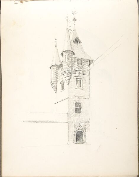 Sketch Book, Ernest Flagg (American, Brooklyn, New York 1857–1947), Graphite