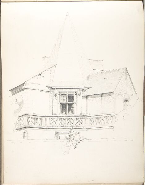 Sketch Book, Ernest Flagg (American, Brooklyn, New York 1857–1947), Graphite