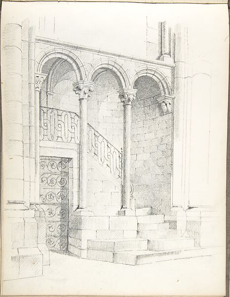 Sketch Book, Ernest Flagg (American, Brooklyn, New York 1857–1947), Graphite