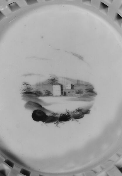 Fruit Basket, Possibly William Ellis Tucker, Porcelain, American