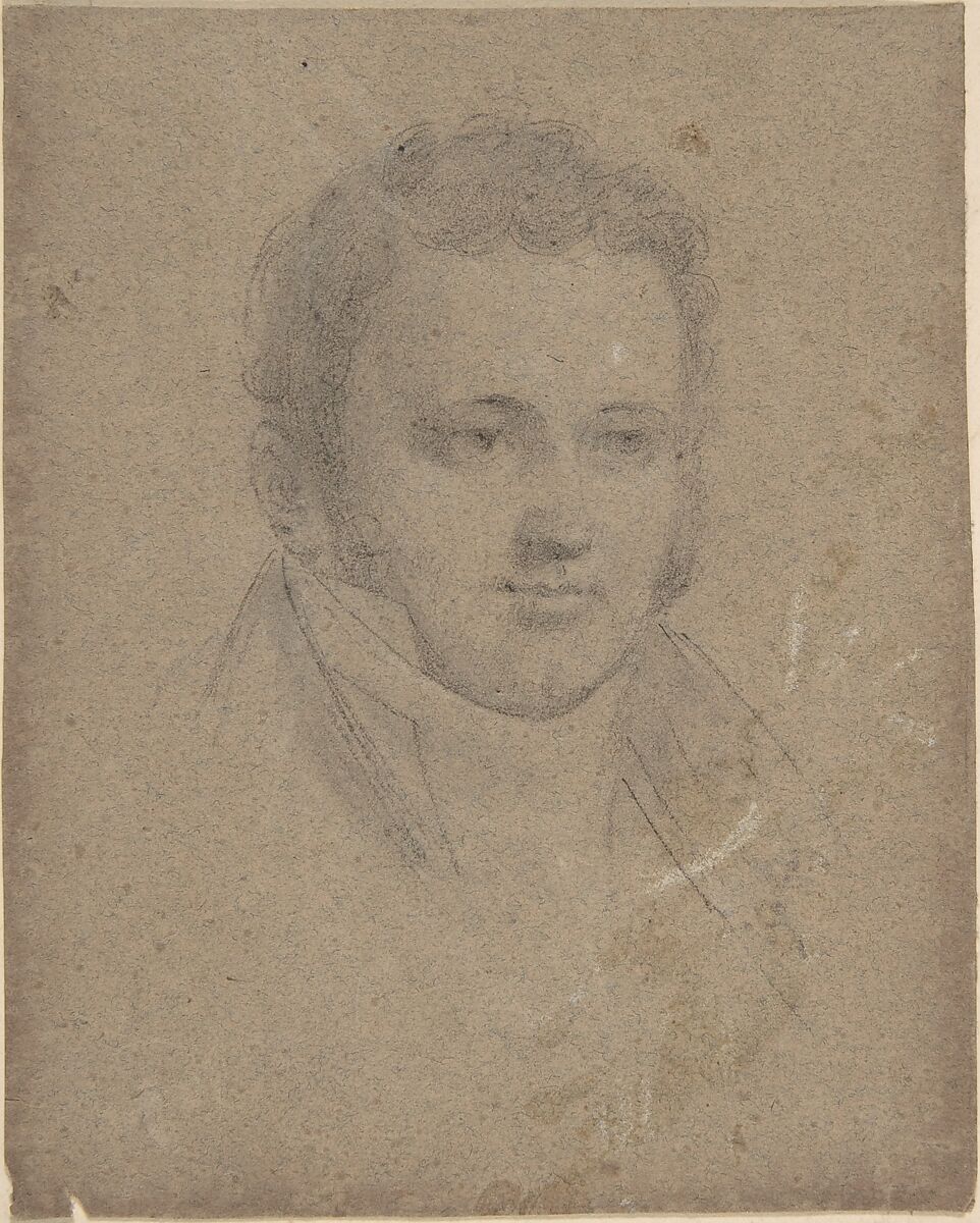 Marchand, Anonymous, French, 18th century, Black chalk, stumped 