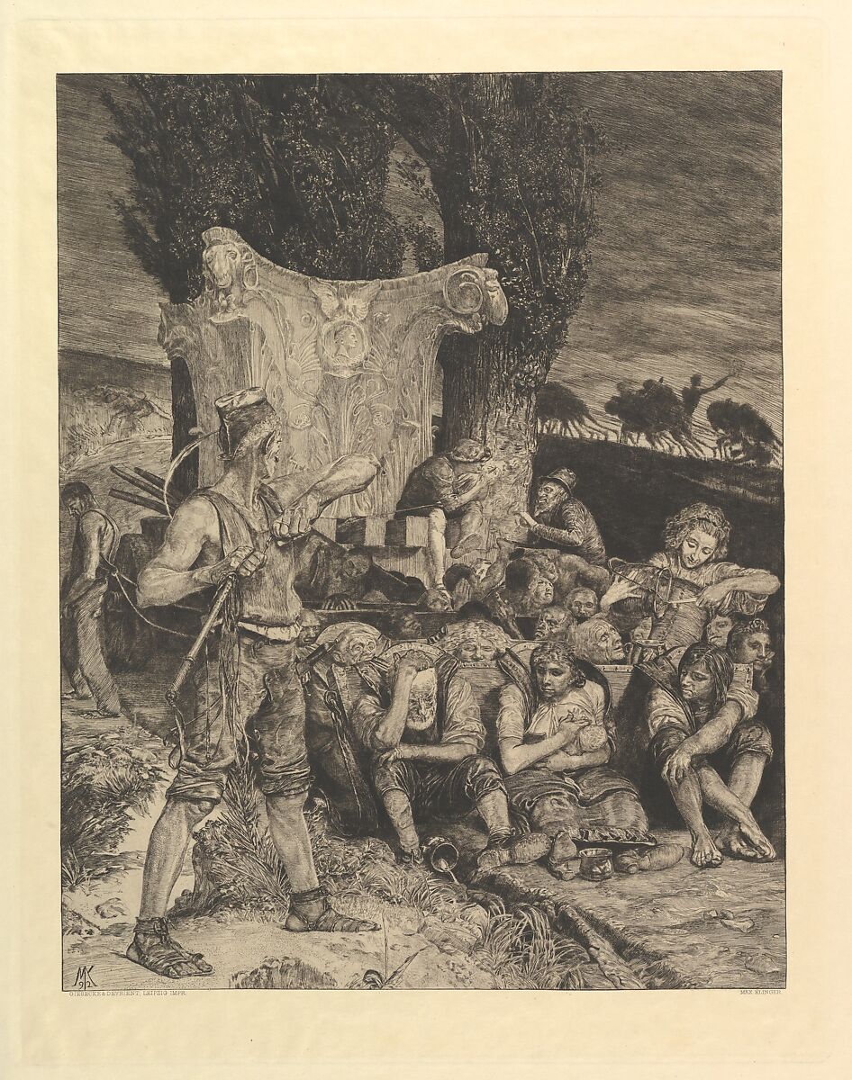 Elend, from the series Vom Tode Zweiter Teil, Max Klinger (German, Leipzig 1857–1920 Großjena) 
