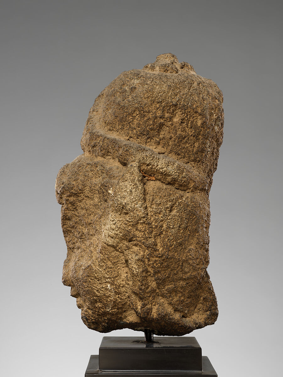 Head Fragment, Stone, Indonesia (Java)