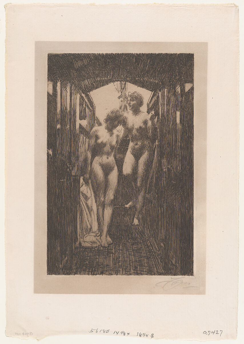 Cabin, Anders Zorn (Swedish, Mora 1860–1920 Mora), Etching; third state of three 