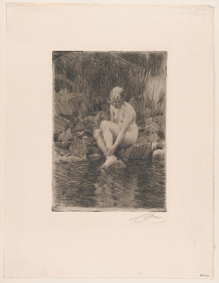 Dagmar, Anders Zorn (Swedish, Mora 1860–1920 Mora), Etching; only state 