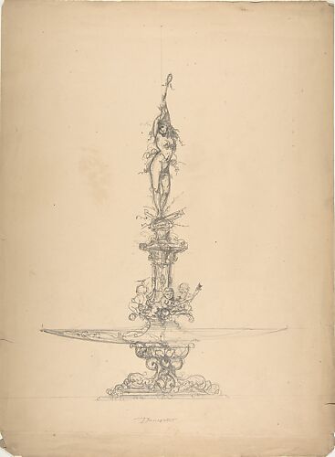 Design for a serving dish from the Workshop of Froment-Meurice