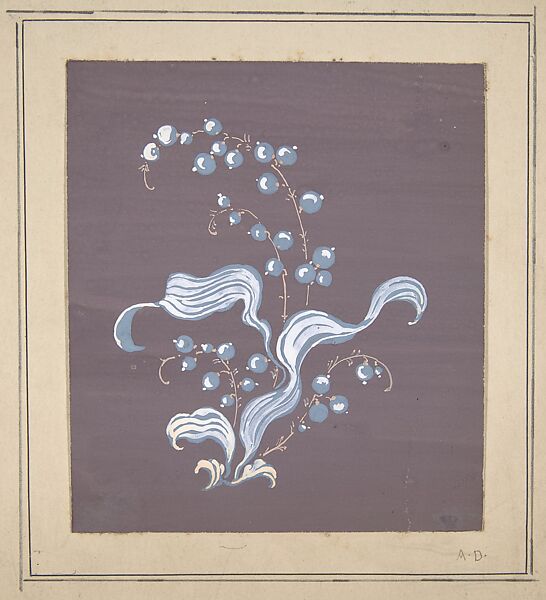 Design from the Workshop of Froment-Meurice, Workshop of Jacques-Charles-François-Marie Froment-Meurice (French, 1864–1948), Gouache over graphite 