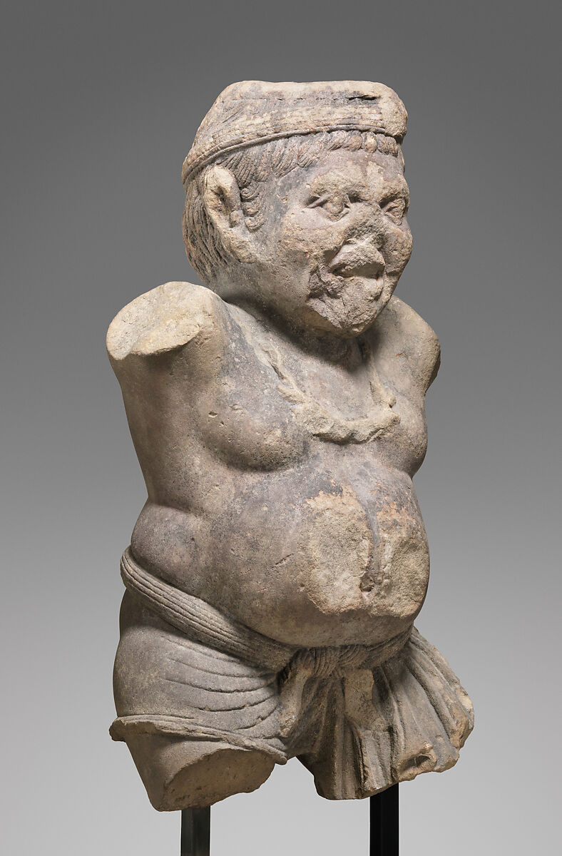 Patravahaka yaksha, Sandstone, India, Madhya Pradesh