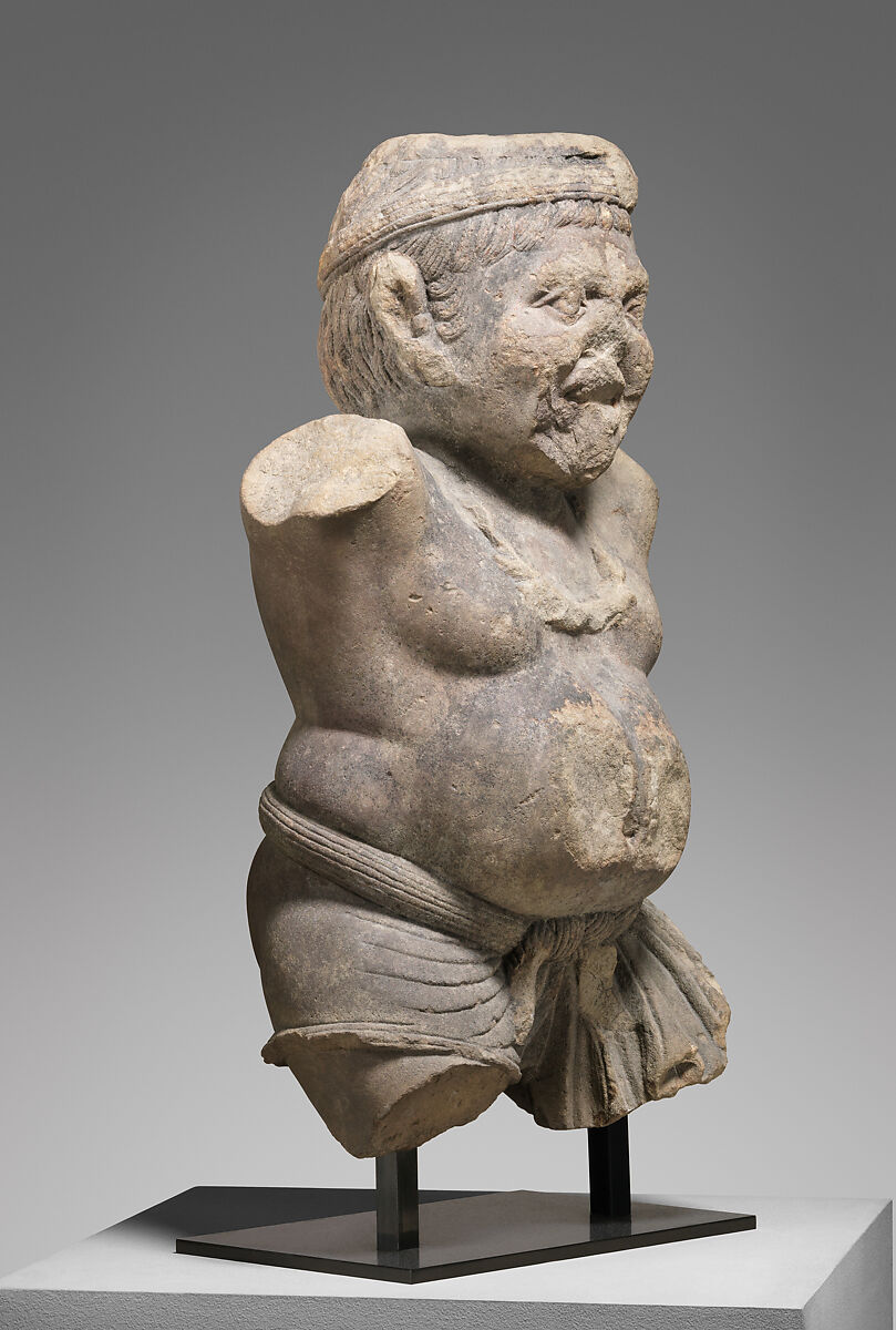 Patravahaka yaksha, Sandstone, India, Madhya Pradesh