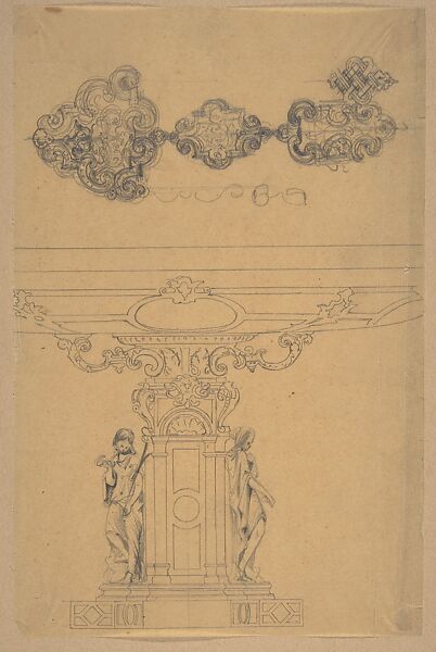 Design from the Workshop of Froment-Meurice, Workshop of Jacques-Charles-François-Marie Froment-Meurice (French, 1864–1948), Graphite 