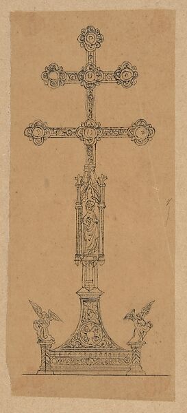 Design from the Workshop of Froment-Meurice, Workshop of Jacques-Charles-François-Marie Froment-Meurice (French, 1864–1948), Pen and black ink 