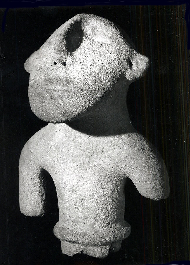 Bust of a Male Figure, Terracotta, Indonesia (Sulawesi) 