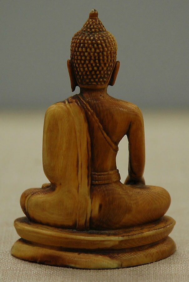 Seated Buddha, Ivory, Thailand