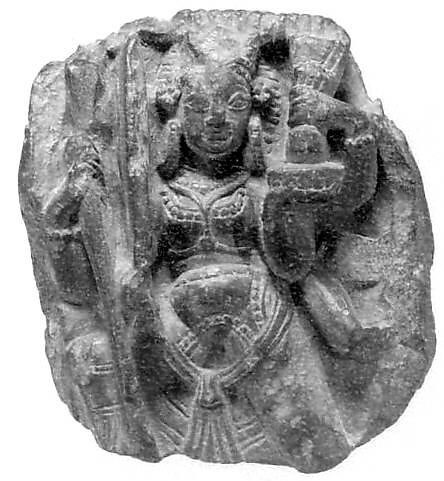 Fragment of a Small Stele, Stone, India (Jammu & Kashmir, ancient kingdom of Kashmir) 