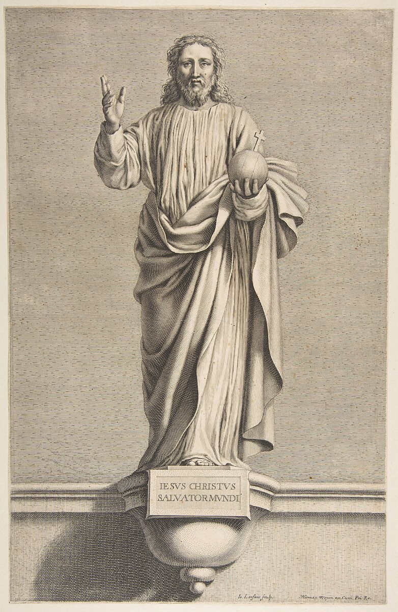 Jesus Christ, Jean Lenfant (French, 1615–1674), Engraving 