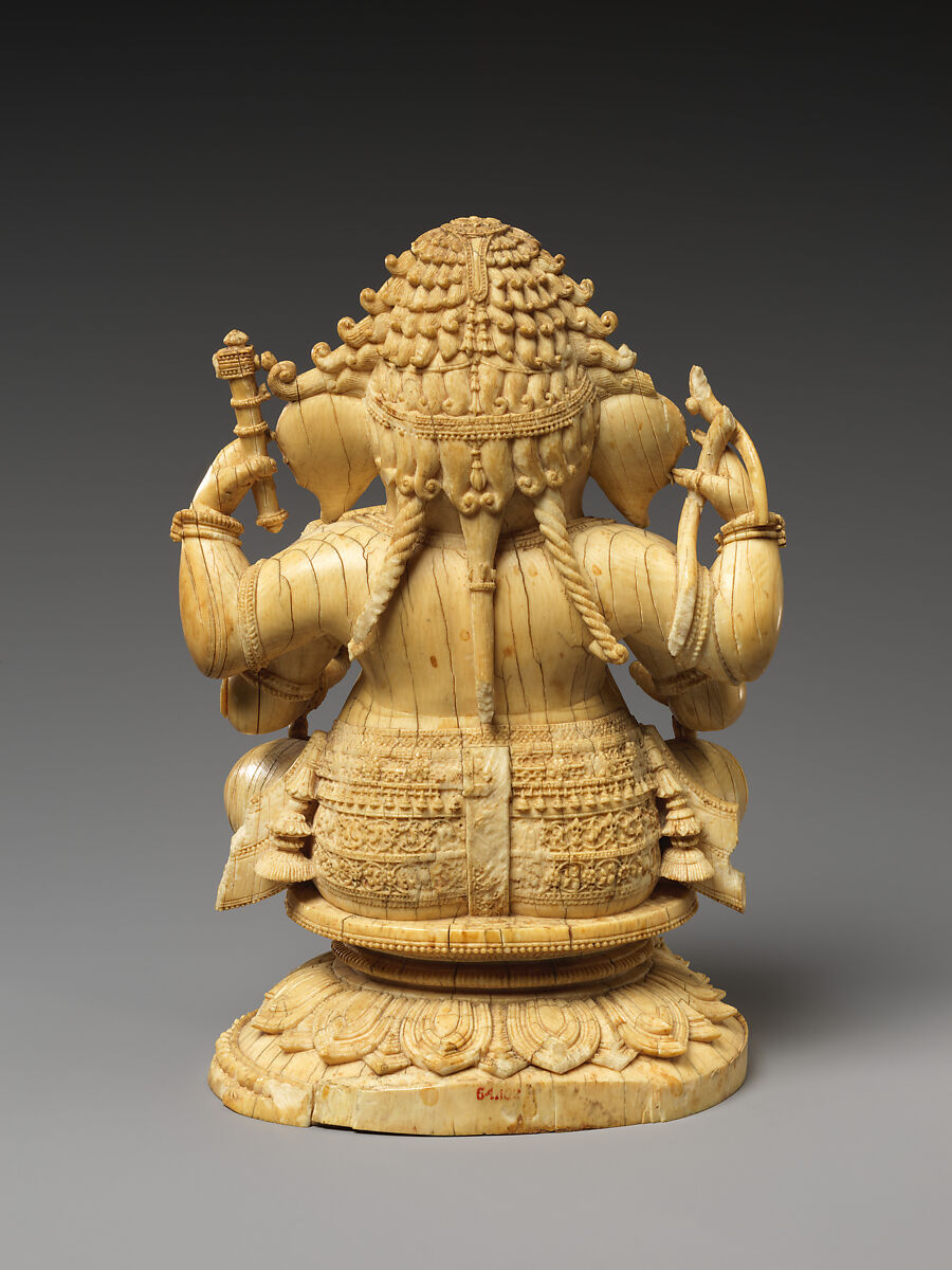 Seated Ganesha, Ivory, India, Odisha