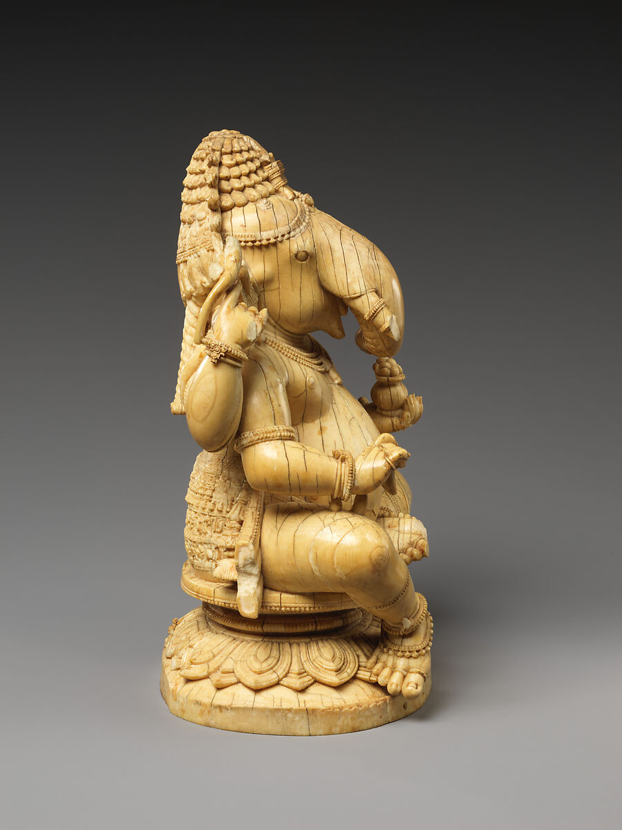 Seated Ganesha, Ivory, India, Odisha