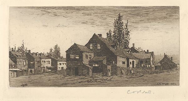 Windsor, Charles Adams Platt (American, New York 1861–1933), Etching; only state 