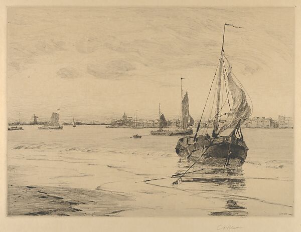 A Breezy Day at Dordrecht