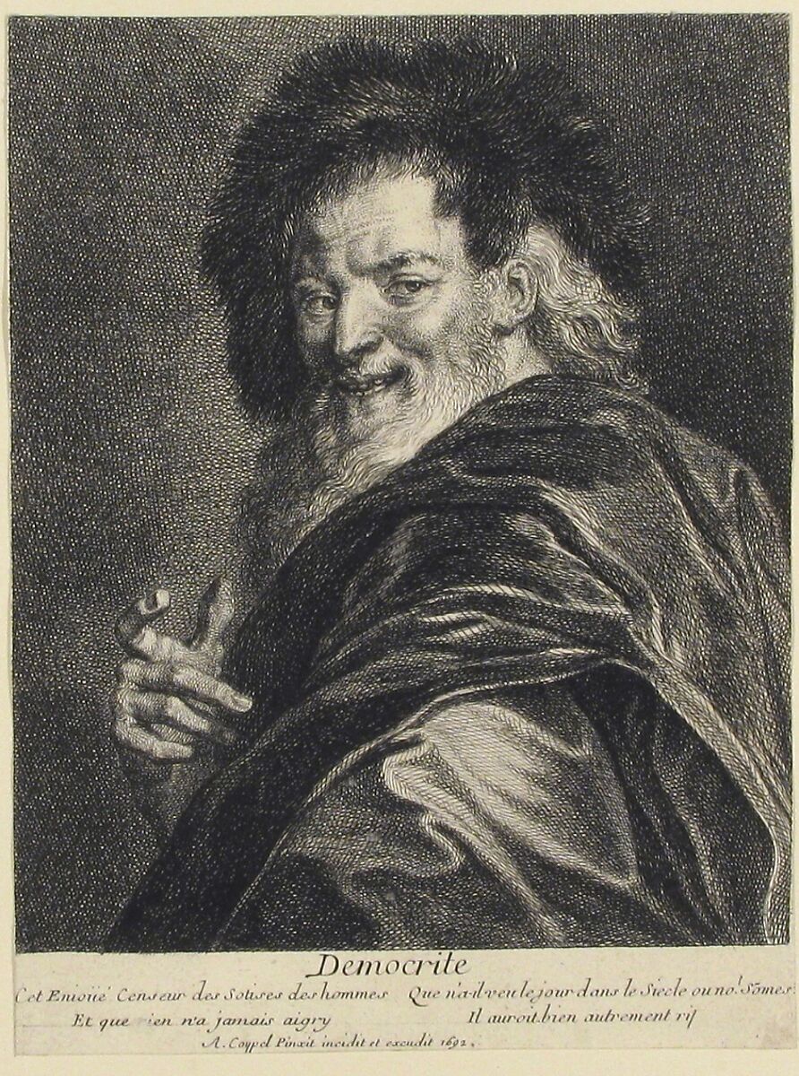 Democrite, Antoine Coypel (French, Paris 1661–1722 Paris), Etching 