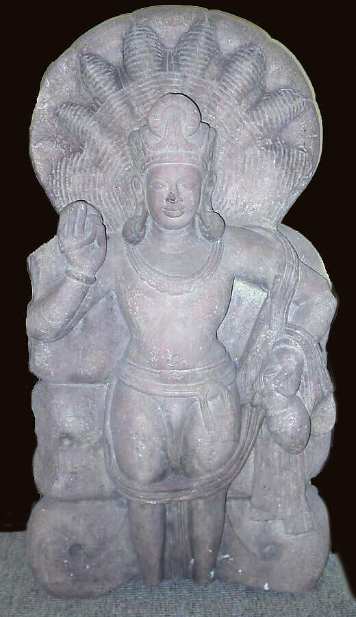 Standing Nagaraja (Study Collection), Stone, India 