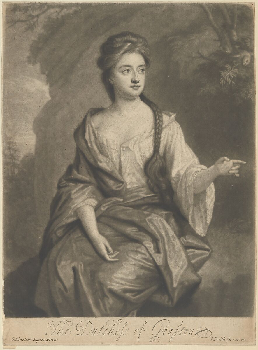Isabella, Duchess of Grafton, John Smith  British, Mezzotint