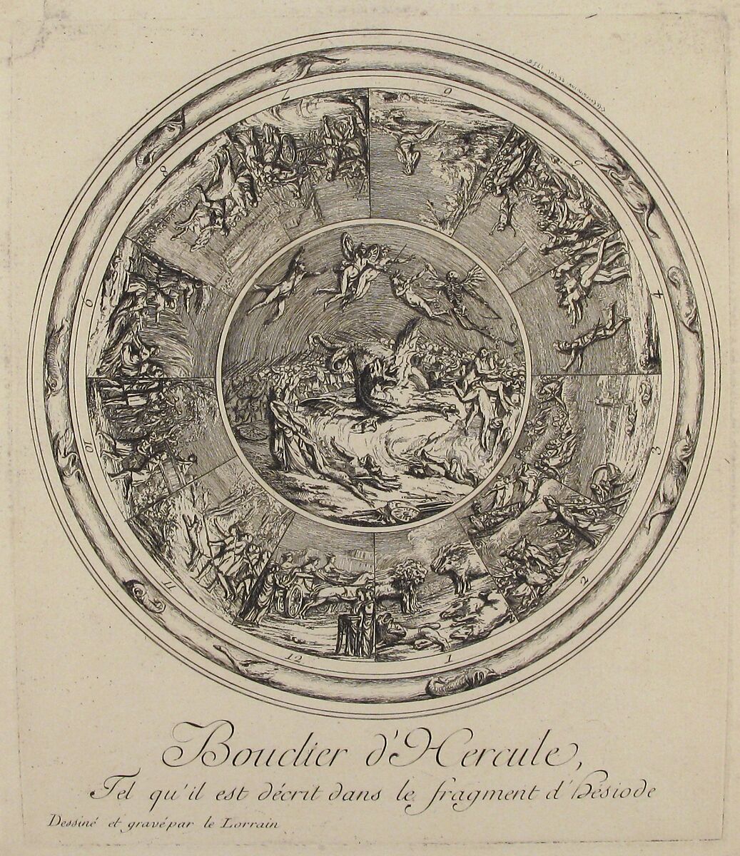 Boudier d'Hercules, Louis Joseph Le Lorrain (French, Paris 1715–1759 Saint Petersburg), Etching 