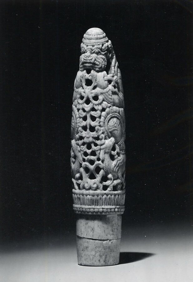 Knife Handle, Bone, Burma 