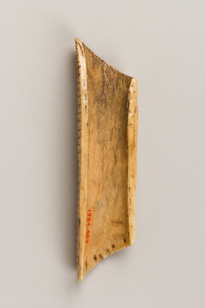 Plaque from a Tantric Ritual Apron with a Skeleton, Bone, Tibet