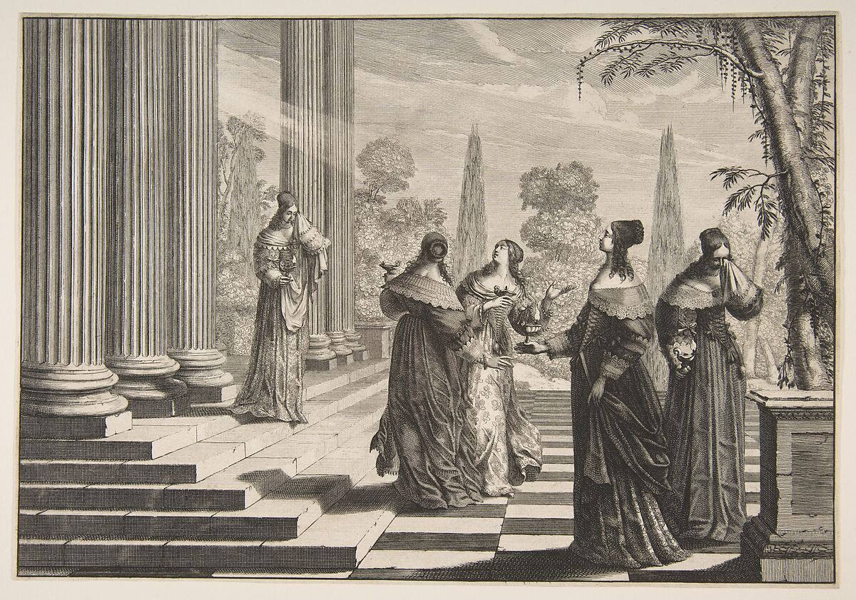 The Foolish Virgins Rejected, Abraham Bosse (French, Tours 1602/04–1676 Paris), Etching 