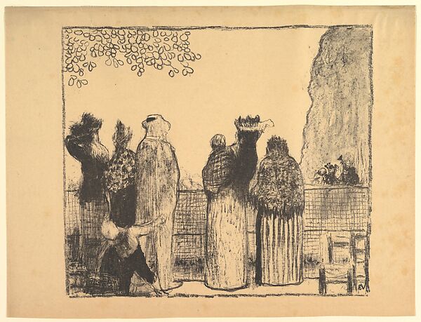 Les Tuileries, Edouard Vuillard (French, Cuiseaux 1868–1940 La Baule), Lithograph 