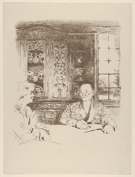 Edouard Vuillard, Le Menu, Plate 2 from Cuisine