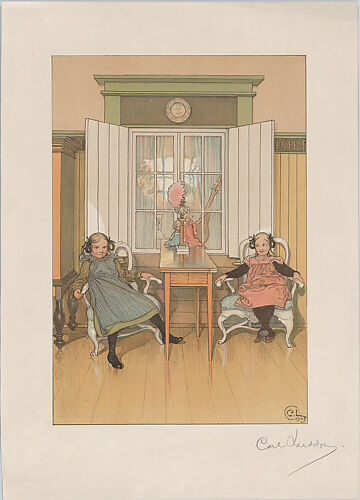 Kersti's Guests (Kerstis Främmande), from the portfolio of the Swedish Fine Art Print Society (Föreningen för Grafisk Konst)