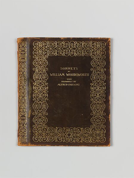 A Selection from the Sonnets of William Wordsworth, with numerous illustrations by Alfred Parsons, Alice Cordelia Morse (American, Ohio 1863–1961) 