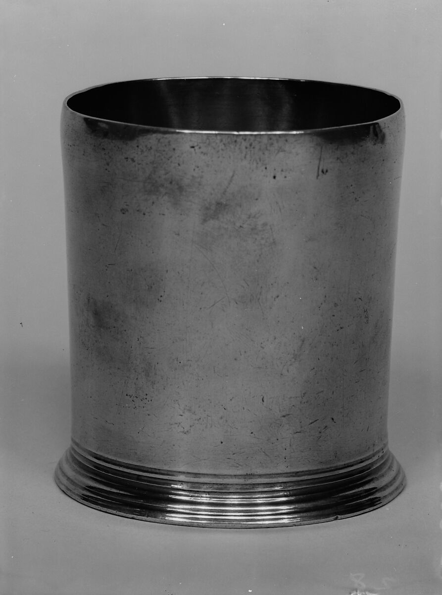 Beaker, Samuel Danforth (1774–1816), Pewter, American 