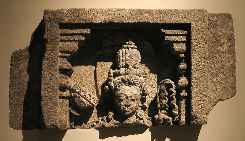 Head of Manjushri, the Bodhisattva of Transcendent Wisdom, Andesite, Indonesia (Java) 