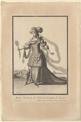Costume of an Indian Woman from the Ballet 