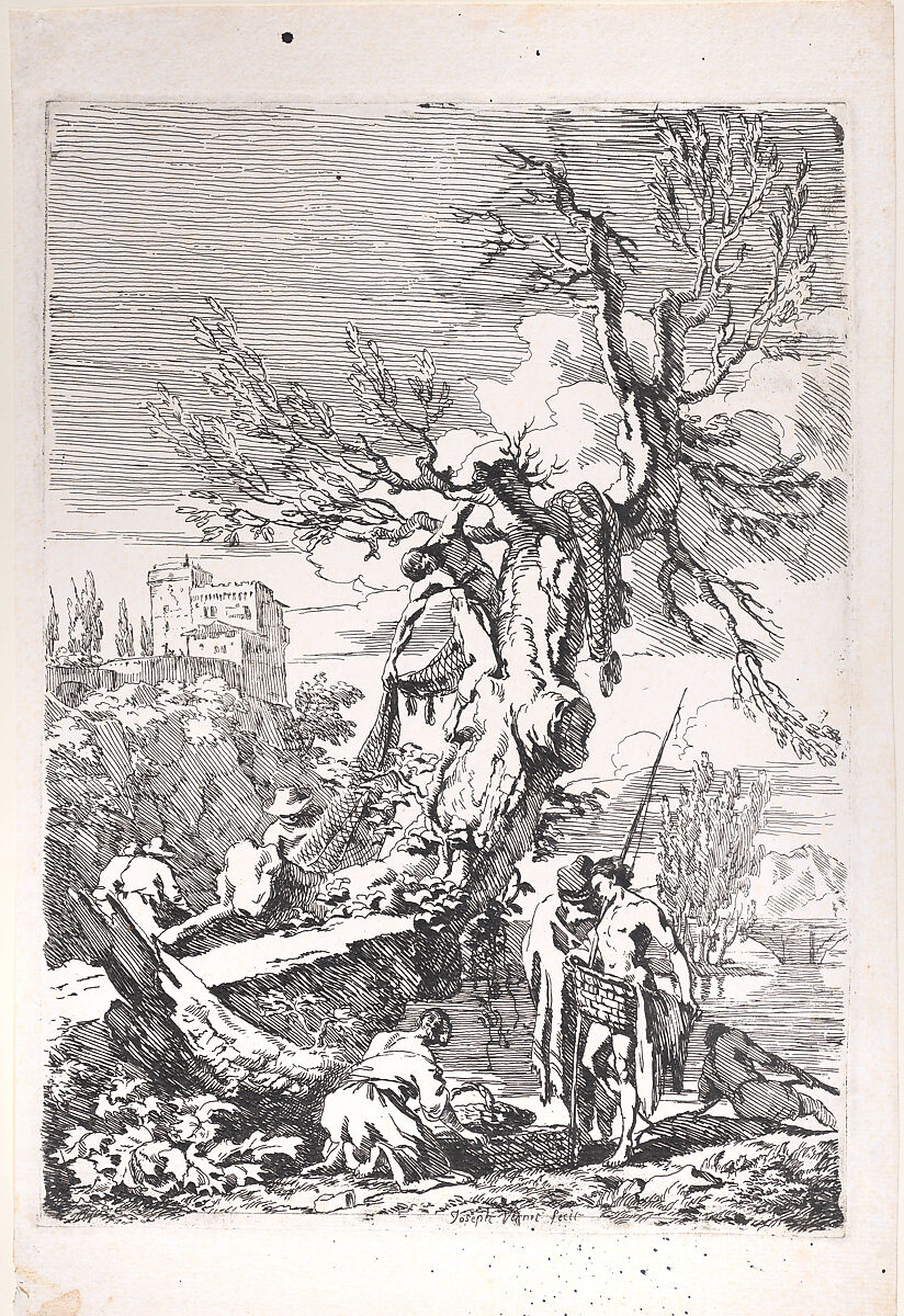 Retour de la Pêche, Joseph Vernet (French, Avignon 1714–1789 Paris), Etching