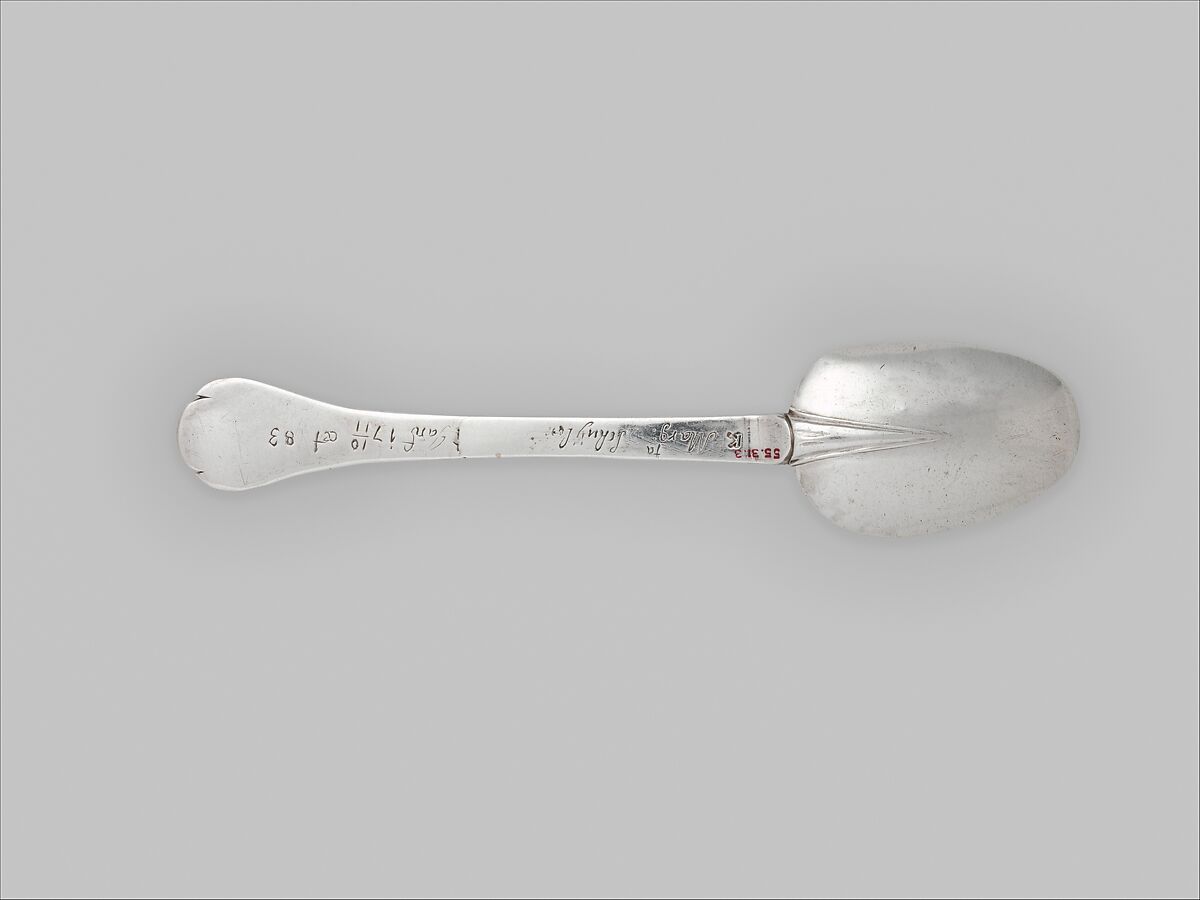 Funeral Spoon, Silver, American