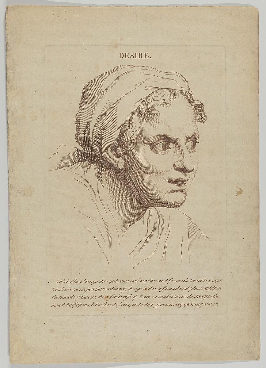 Anonymous, British, 18th century | Desire, plate 8 from 